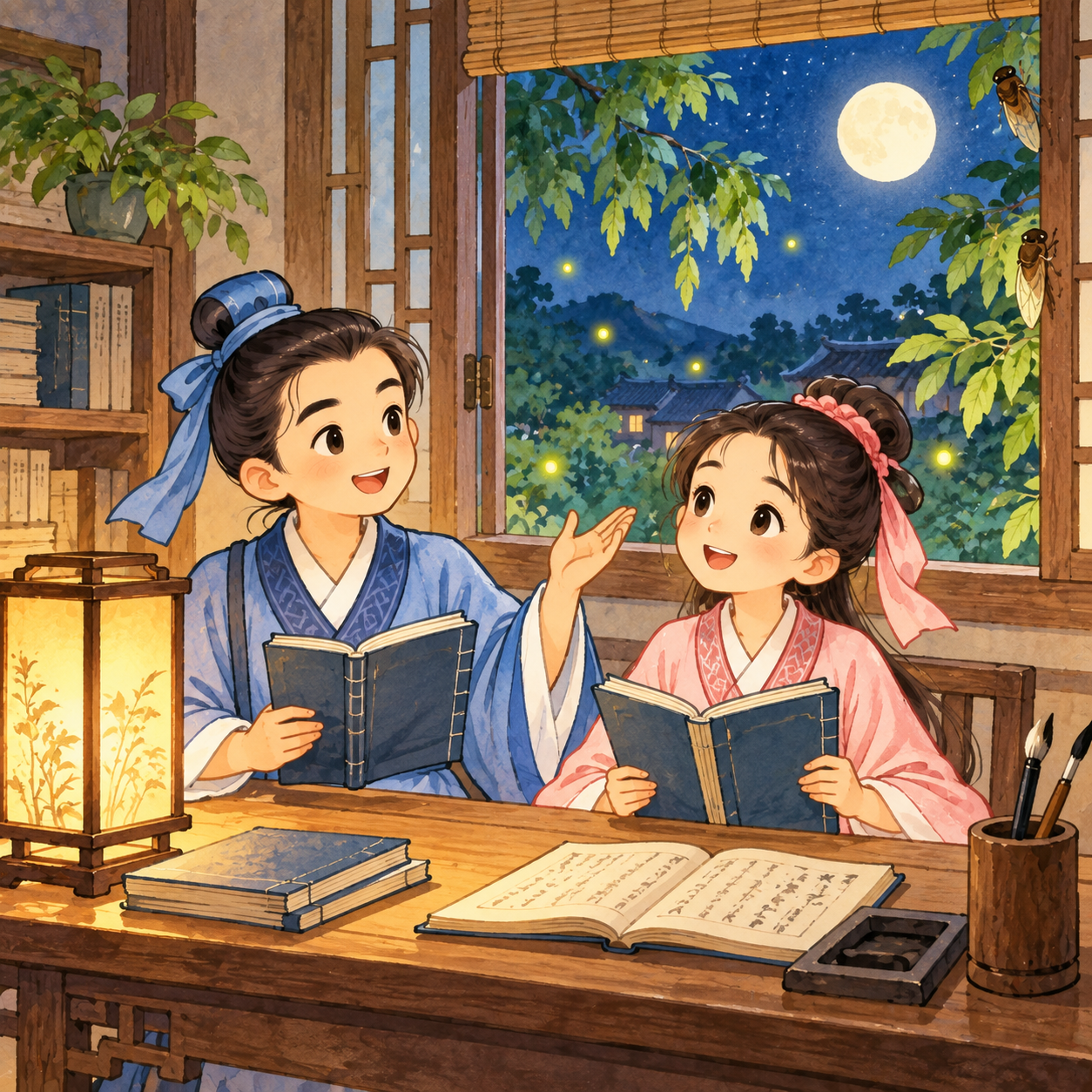 夏季圖卡