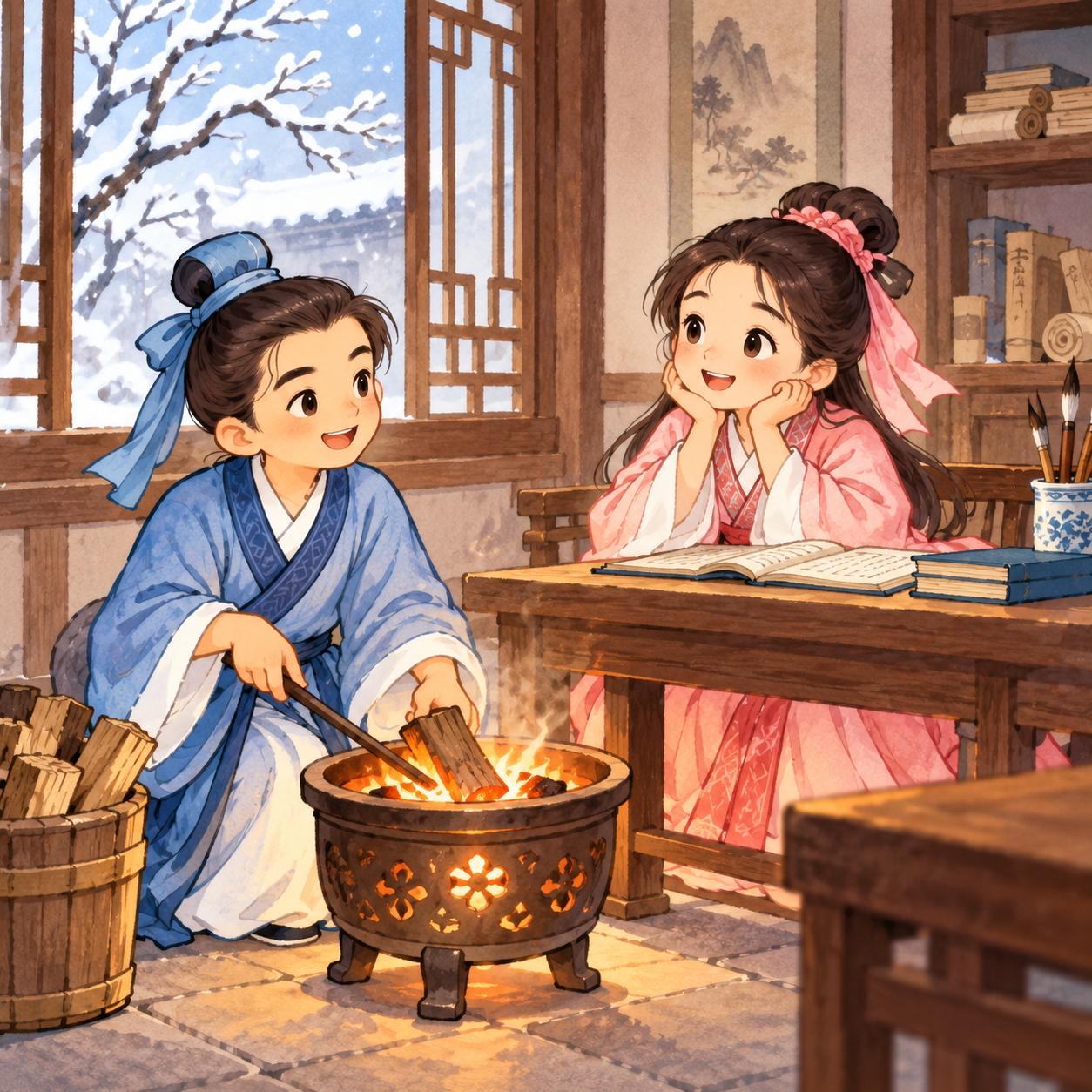 冬季圖卡